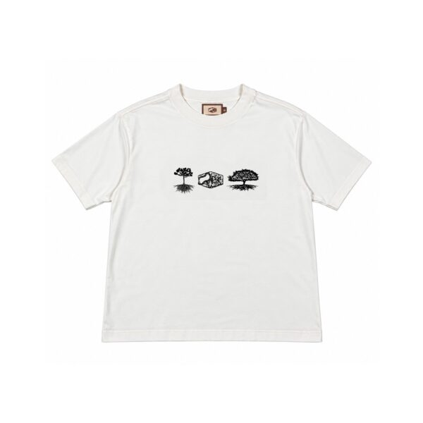 Camiseta Block x Down Jacquards Ybyrá Off White