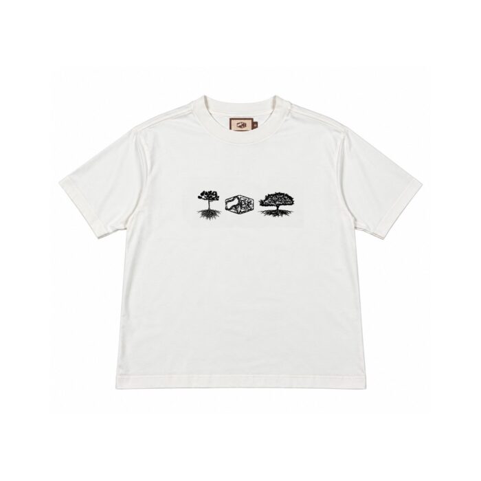 Camiseta Block x Down Jacquards Ybyrá Off White