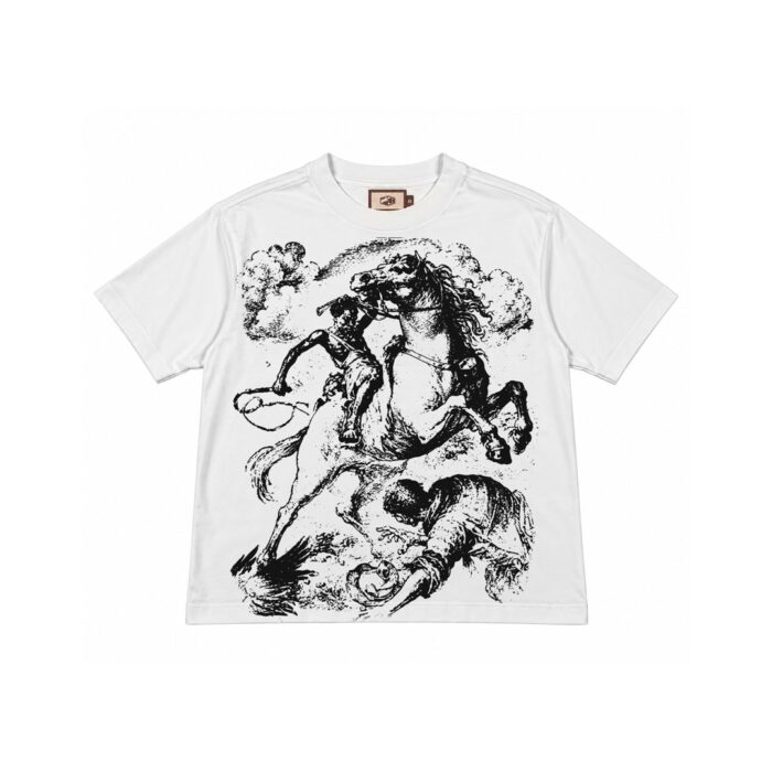 Camiseta Boxy Block x Down Jacquards Negrinho do Pastoreio Off White