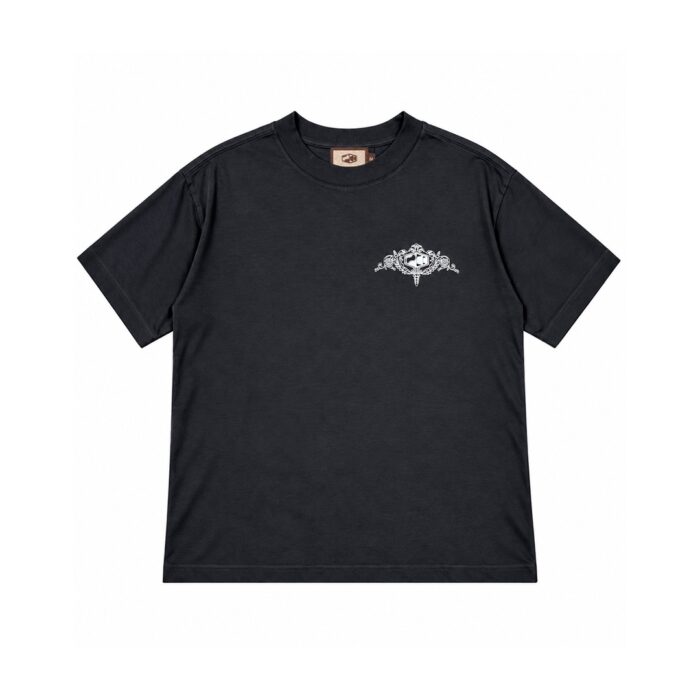 Camiseta Block x Down Jacquards Casarões Preta