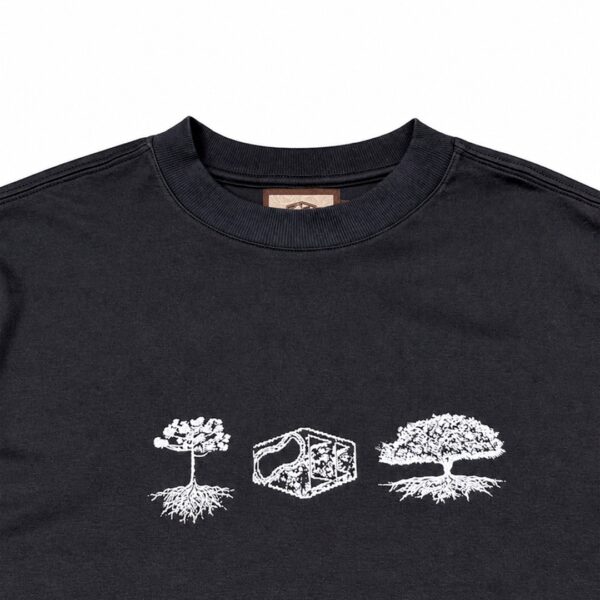 Camiseta Block x Down Jacquards Ybyrá Preta